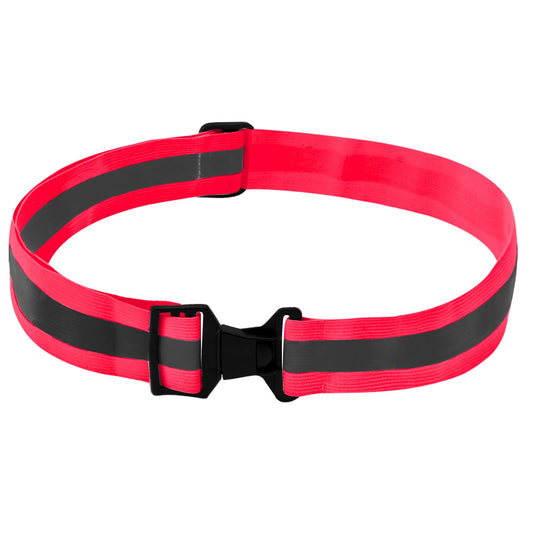 A-SAFETY Reflective Glow Belt Running Belt - Reflective Belt - PT Belt - Military Reflective Belt, Rosy