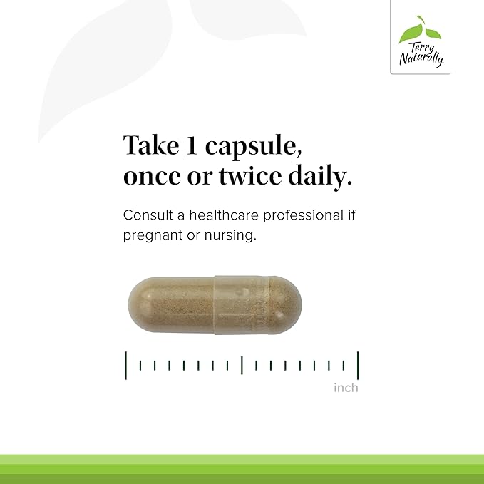 Terry Naturally Ashwagandha EP35 Extra Strength - Herbal Supplement for Sleep Support - Aid Healthy Stress Response - Endurance & Energy Support - 60 Capsules (60 Servings)