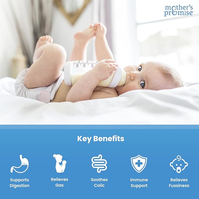 Mother's Promise Baby Vitamin D3 Drops & Organic Baby Probiotic Drops Bundle