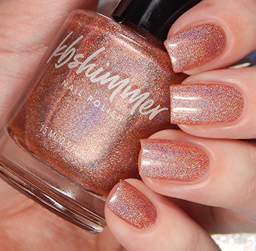 KBShimmer Stop And Smell The Rosé Nail Polish- 0.5 oz Full Sized Bottle