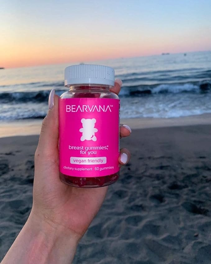 BEARVANA Top Support Gummies for Women | Support Natural Balance and Confidence | Fitness Supplement | Essential Vitamins | 9 Herbs Including Fenugreek, Flaxseed, Dong Quai| Berry Flavor | 60 Gummies