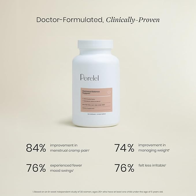 Perelel Hormone Balance Support - Myo & D-Chiro Inositol + Alpha Lipoic Acid + Berberine Supplements - Hormone Support for Women - Gluten, Dairy and Soy Free + Non GMO (30 Day Supply)