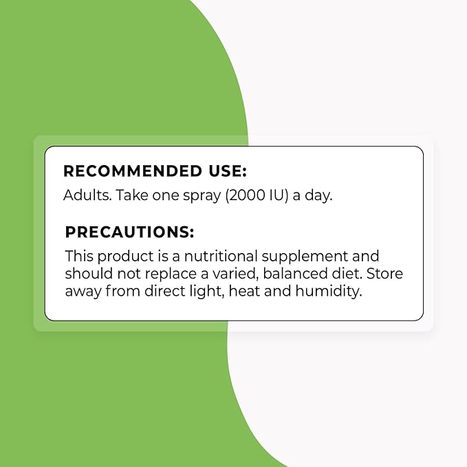 Supersmart - Vitamin D3 Spray 2000 IU (Cholecalciferol) | Non-GMO & Gluten Free - 25 ml