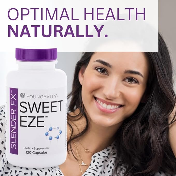 Youngevity Slender FX Sweet EZE - 4 Pack 120 Capsules per Bottle…