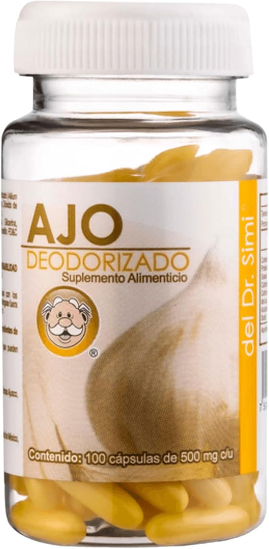 AJO/Garlic Deodorizado del 100 cápsulas