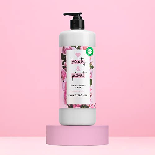 Love Beauty And Planet Blooming Hair Conditioner for Color Treated Hair Murumuru Butter & Rose Paraben & Silicone Free & Vegan Hair Care, 32.3 Fl Oz