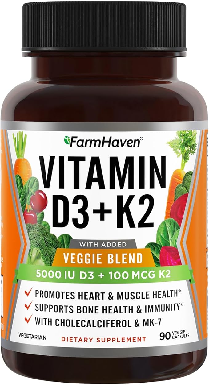 FarmHaven Multivitamin for Women | 22 Essential Nutrients and Vitamin D3 K2 Capsules
