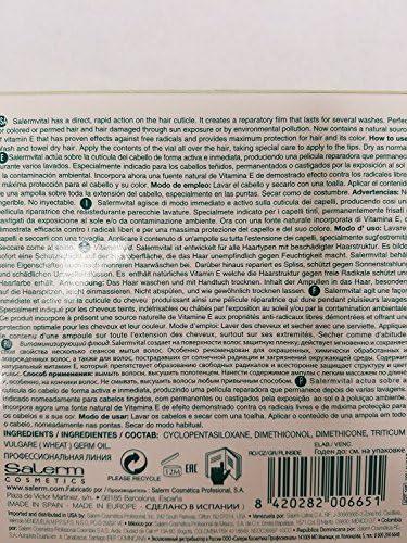 Salerm Vital Capillary Structural Vitalizer 5 Applications Big Sale!