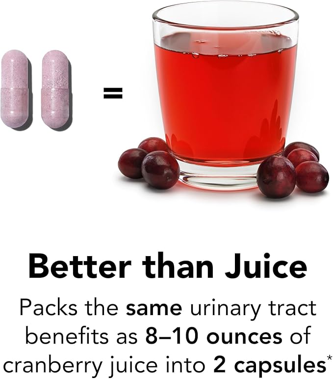 Theralogix TheraCran Max - Cranberry + D-Mannose Supplement for Men & Women - Urinary Tract Health Support - 90-Day Supply - NSF Certified - 180 Capsules