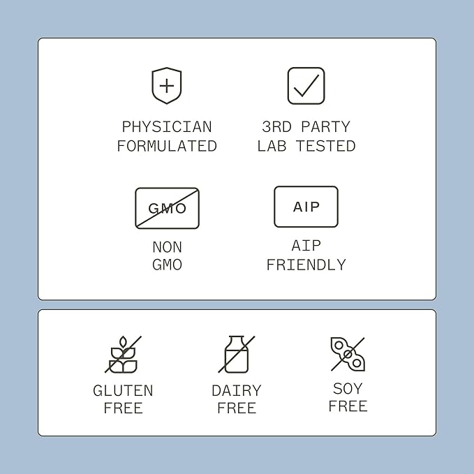 Amy Myers MD NeuroLive - Brain Cell Membrane Supplement - Aid Brain Tissue Health with Vitamin B6 & Ginkgo - Support Supplement for Healthy Vasculature & Blood Flow - 120 Capsules (60 Servings)