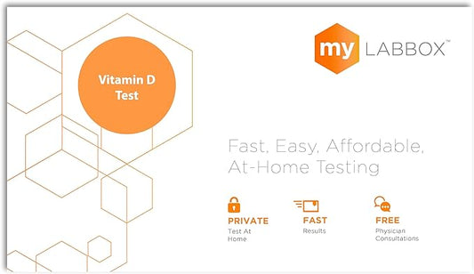 at Home Vitamin D Test Kit - Easy to Use & Accurate Blood Test for 25(OH) D Levels to Test for Vitamin Deficiencies - CLIA Certified Labs - FSA/HSA Accepted