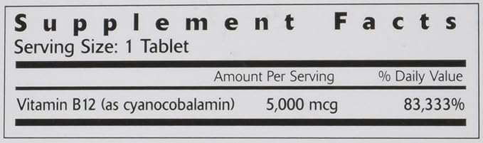 Windmill Health Products Hi-Ener-G Super B-12 5000 mcg, 30-Count Box