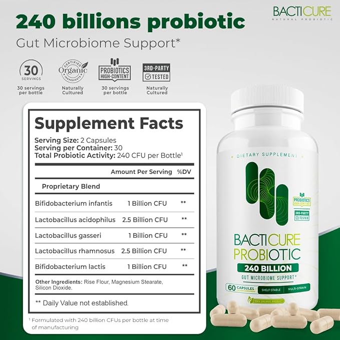 Original Probiótico Natural probiotic,Capsule,60 count