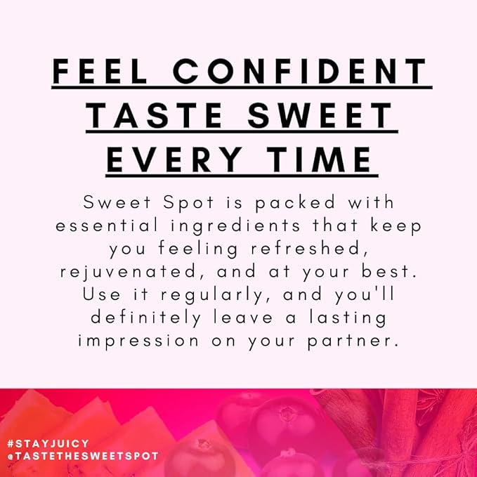 Sweet Spot Probiotics for Men & Women - Supports Intimate Health & pH Balance with 500mg Pineapple Extract, Cranberry & Cinnamon, 60 Capsules Each - Made in USA