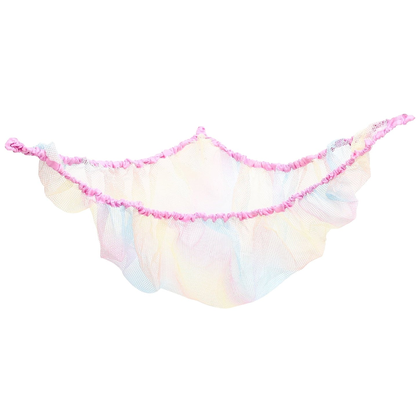 HONMEET Stuffed Animals Toy Storage Net Woven Mesh Hammock Multi-Colored Polyester 1Pack