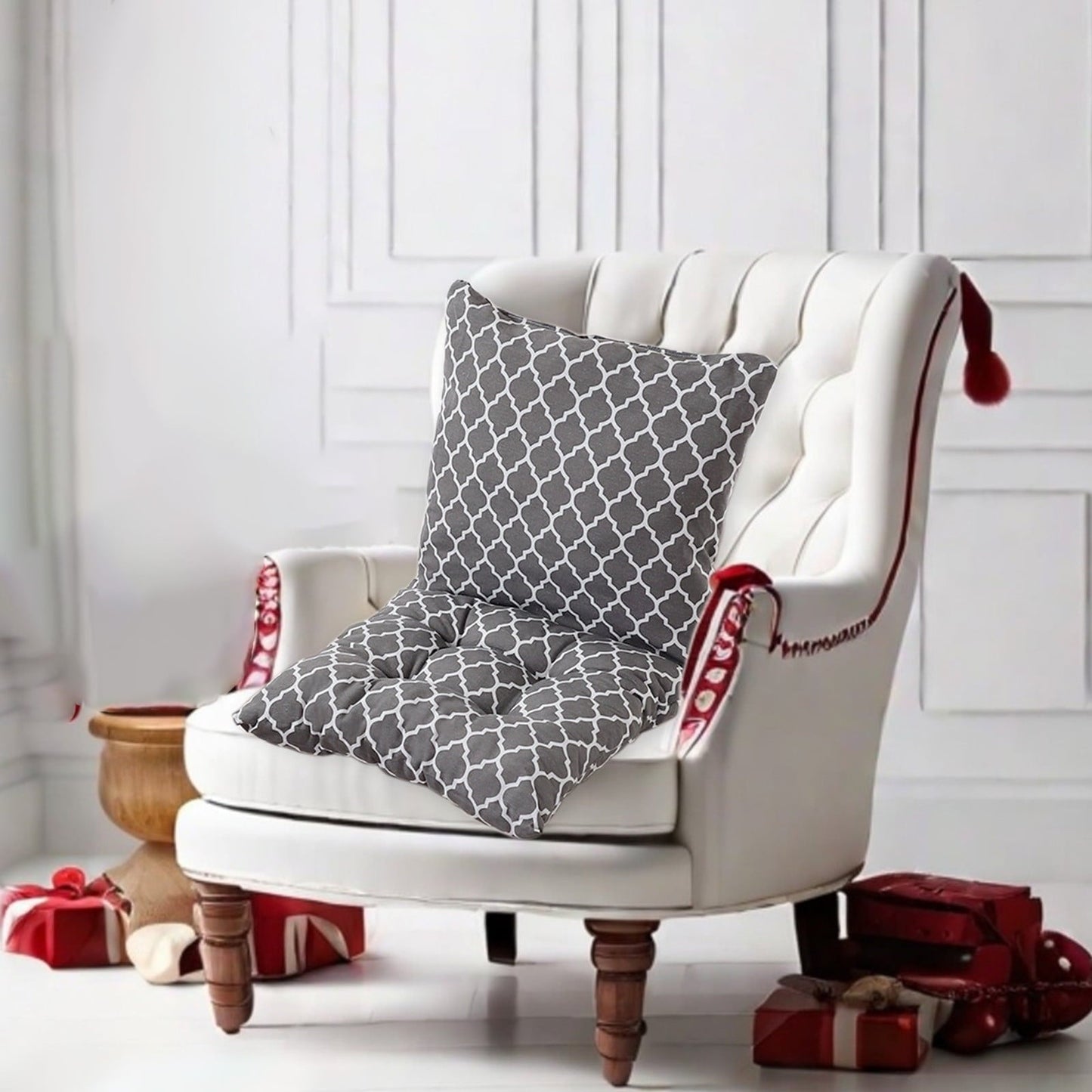 sruoe High Back Chair Cushions, Patio Chair Back Cushion, Chair Cushions, Seat Cushions Back Pad, Indoor Outdoor Chaise Lounge Back Pads for Home, Office Cushion, Cotton