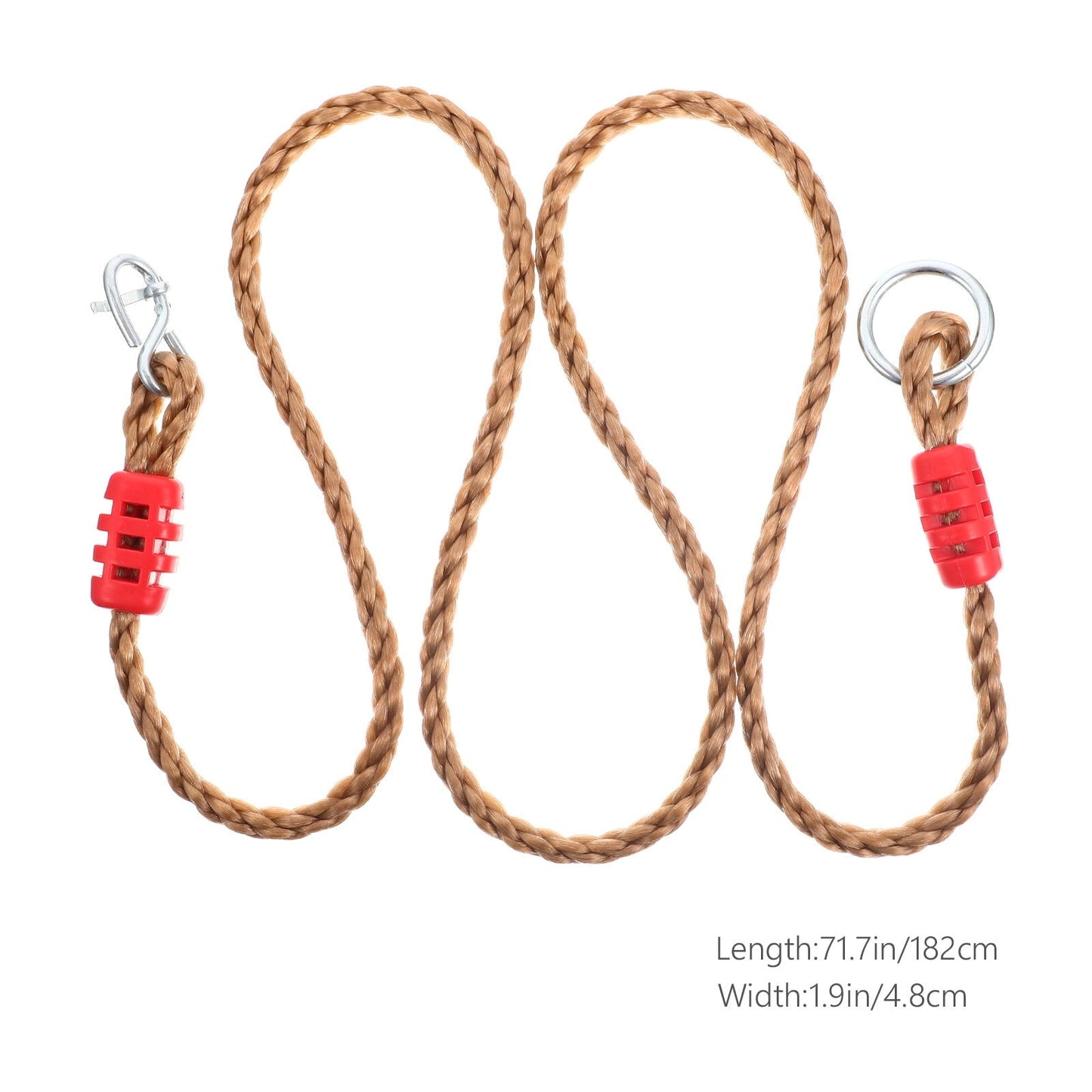 Milisten Hammock Hanging Straps Connecting Rope Assorted Color 2Pcs