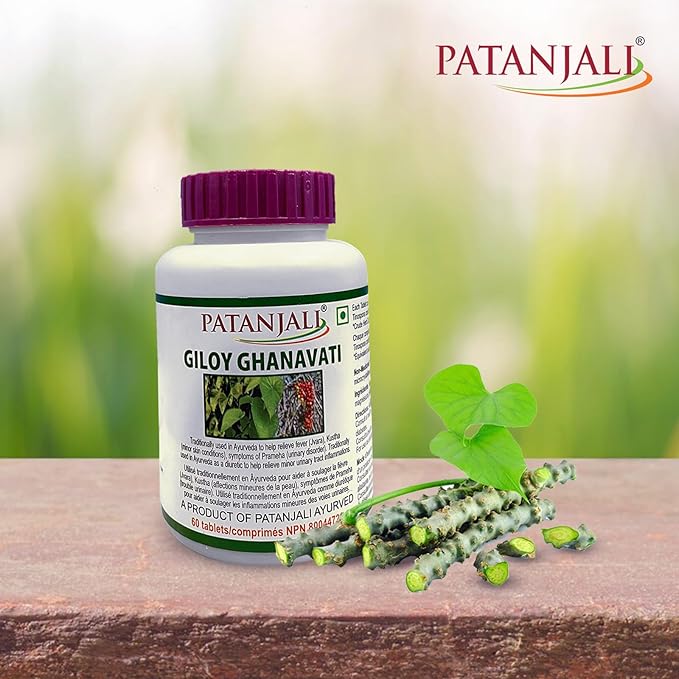 patanjali Giloy Ghanvati 60 tab Pack of 3