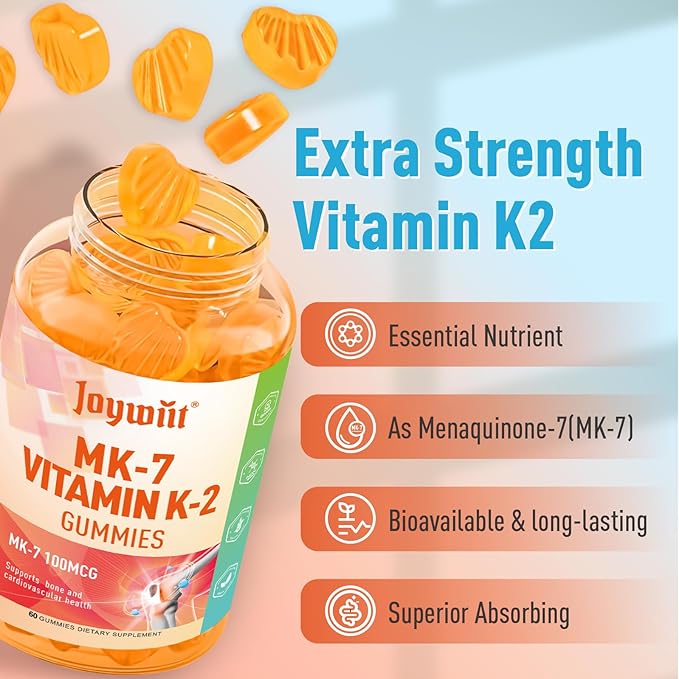 Vitamin B1 Gummies and Vitamin K2 MK7 Gummies