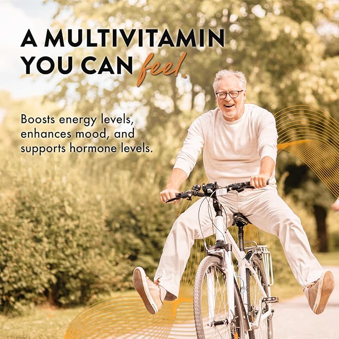 Mt. Angel Vitamins - Daily Mens Multivitamin 50+ Adult Formula with Iron, Calcium, KSM-66 Ashwaganda, and a Potent Proprietary Herbal Blend of The Best Mens Vitamins - 60 Count Capsules