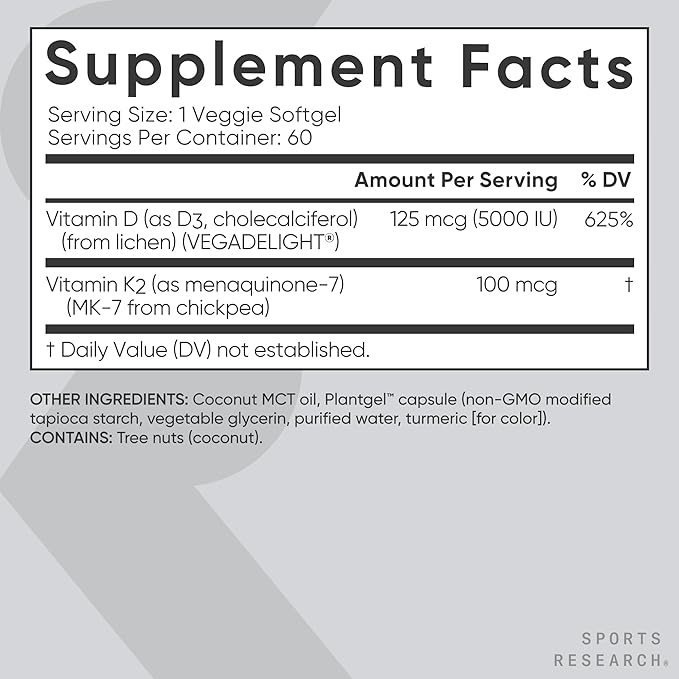 Sports Research Antarctic Krill Oil Omega 3 1000mg (with Phospholipids, Choline & Astaxanthin), Turmeric Curcumin C3 Complex (with Bioperine Black Pepper & Coconut Oil) & Plant Based Vitamin D3 + K2