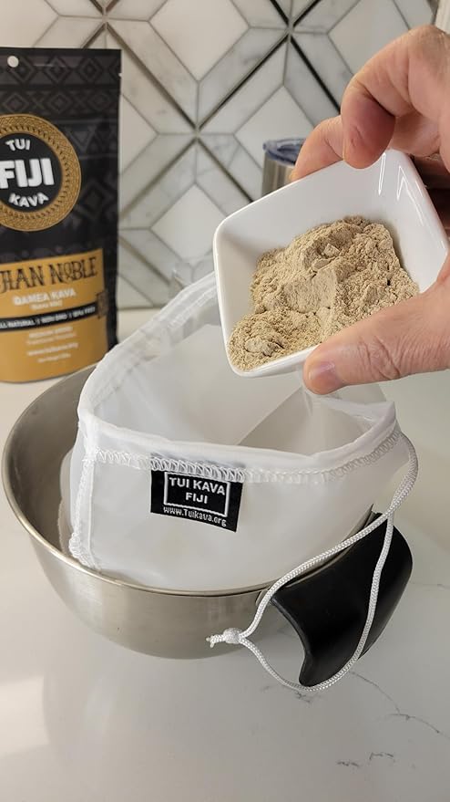 TUI KAVA PREMIUM WELLNESS KAVA -TRADITIONAL Noble Pounded Medium Grind 500g (1lb 2oz) - SHARING SIZE | Very Heady Kava | All Natural Relaxation | Increase Focus | Mood/Sleep Support | Stress Relief | STRAINER BAG REQUIRED.