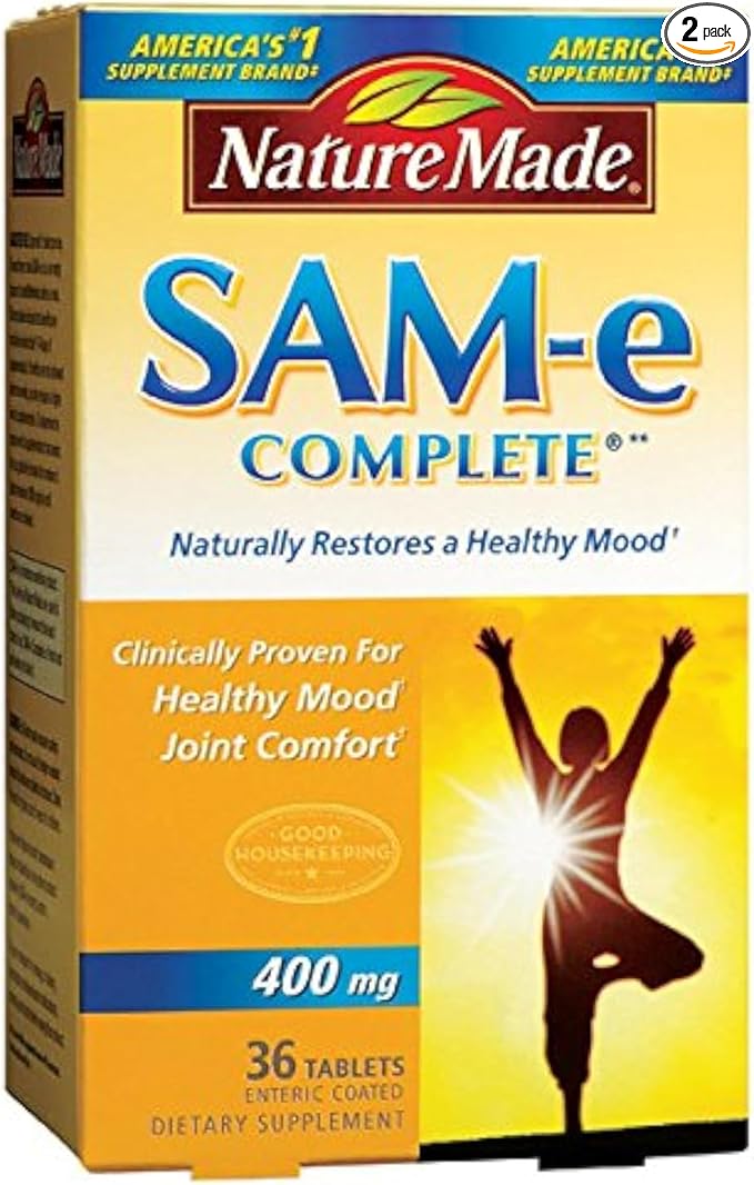 Nature's Made Sam-e Complete 400-mg 36 Tablets (2 Pack)