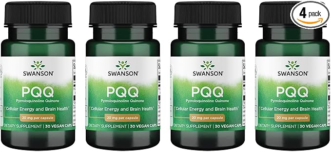 Swanson Pqq Pyrroloquinoline Quinone 20 mg 30 Veg Caps (4 Pack)