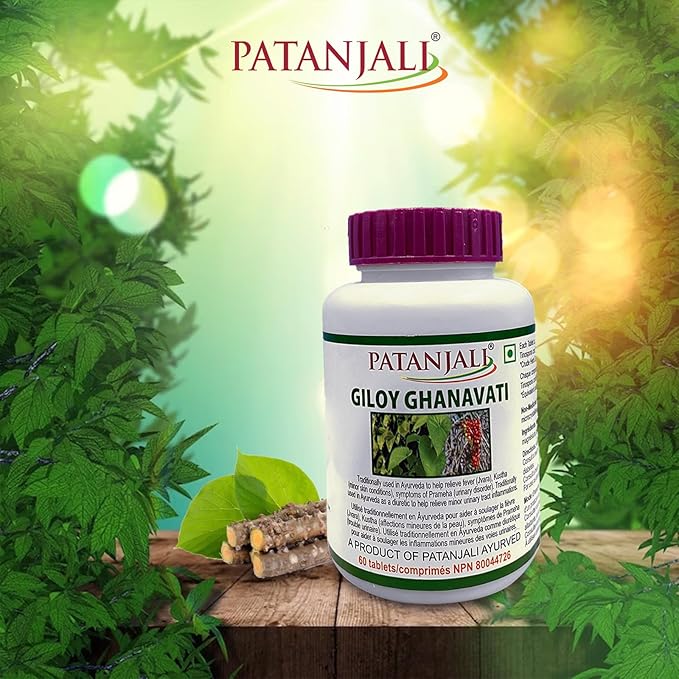 patanjali Giloy Ghanvati 60 tab Pack of 3