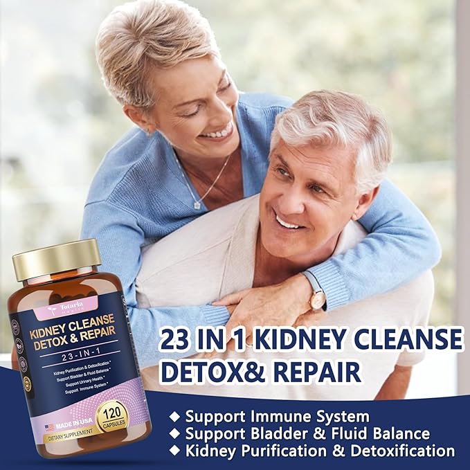 Kidney & Liver Cleanse Detox & Repair Capsules, Chanca Piedra & Cranberry Pills for Liver Kidney Support Supplement Extra Strength for Stones Dissolver, Urinary Tract Health for Woman