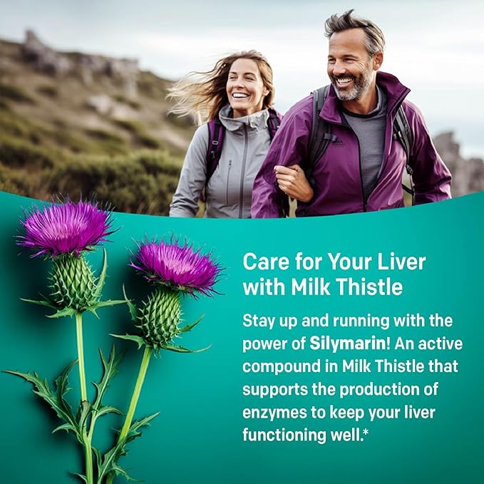 32-in-1 Liver Cleanse Detox & Repair with Milk Thistle and Silymarin, Artichoke Extract and Beetroot Powder for Liver Support with Active Liver Health Formula - 1426mg (180 ct, Pack of 2)
