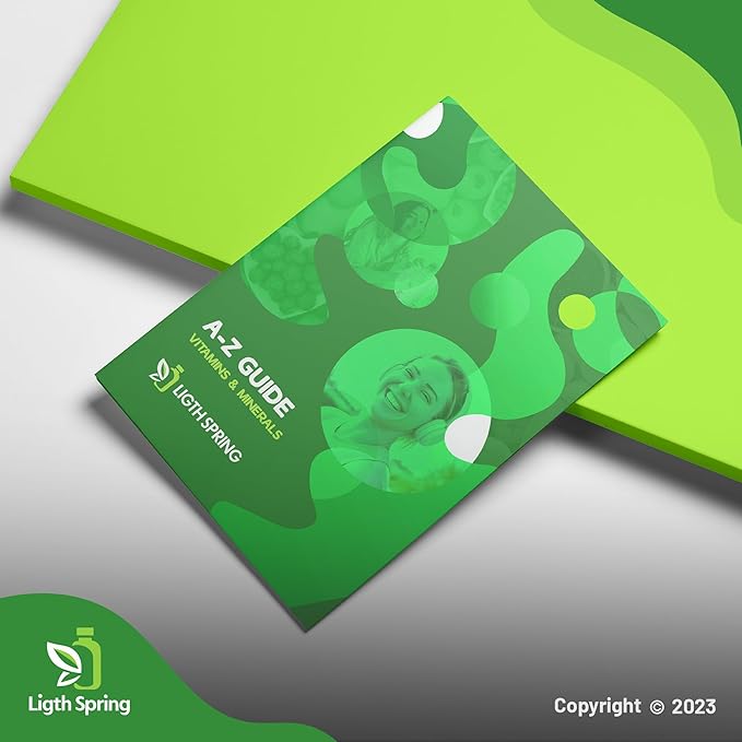 Super B-Complex with C, 460 Tablets with Exclusive Vitamins & Minerals A to Z - Better Ligth&Spring Guide (2 Items)