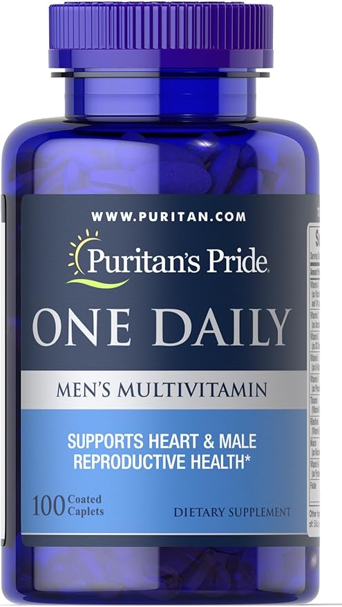Puritan's Pride One Daily Men's Multivitamin-100 Caplets