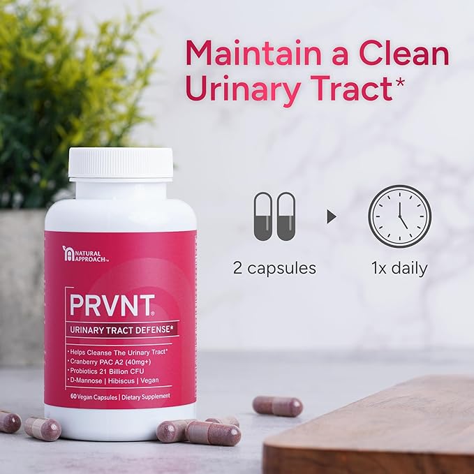 40mg PAC Plus D-Mannose and Probiotics | Most Powerful Cranberry Supplement for Urinary Tract Health | Cranberry Pills for Women & Men | High Potency Defense & Cleansing Support | 60 Capsules