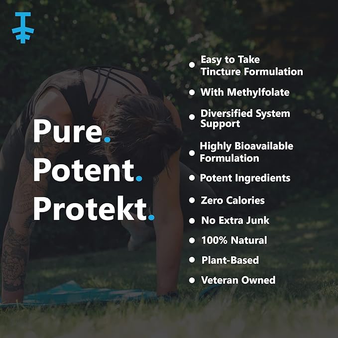 Resilient Vitamin D3 K2 B12 Drops - Liquid B12 K2 D3 Vitamin Supplement with Methylfolate, Liquid Drops for Energy & Recovery, Methy Folate for Sleep & Mood - Natural Berry 30mL