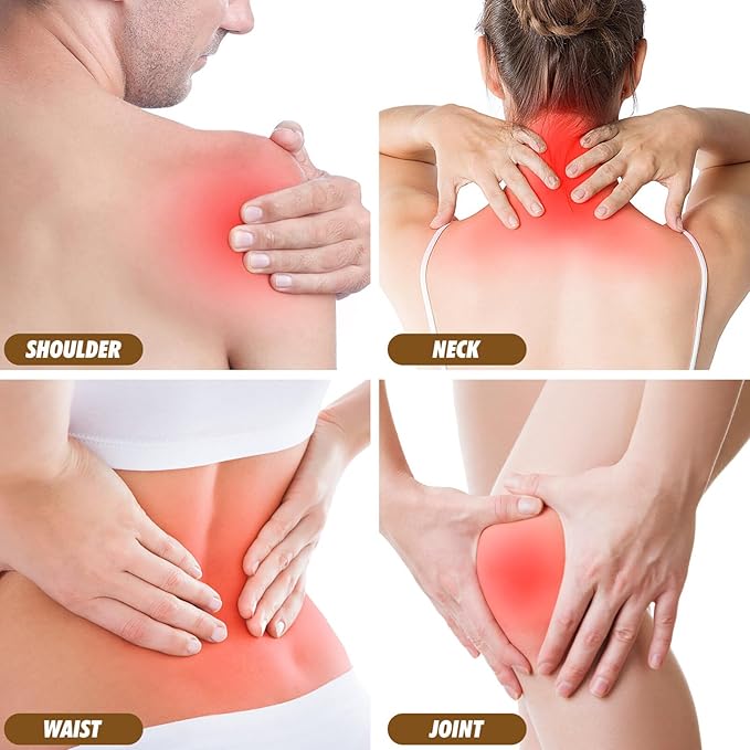 100 Packs Ginger Pad for Pain Ginger Pad Herbal Ginger Patches Chinese Pure Nature Blood Circulation Pads for Knee Cervical Vertebra Joint