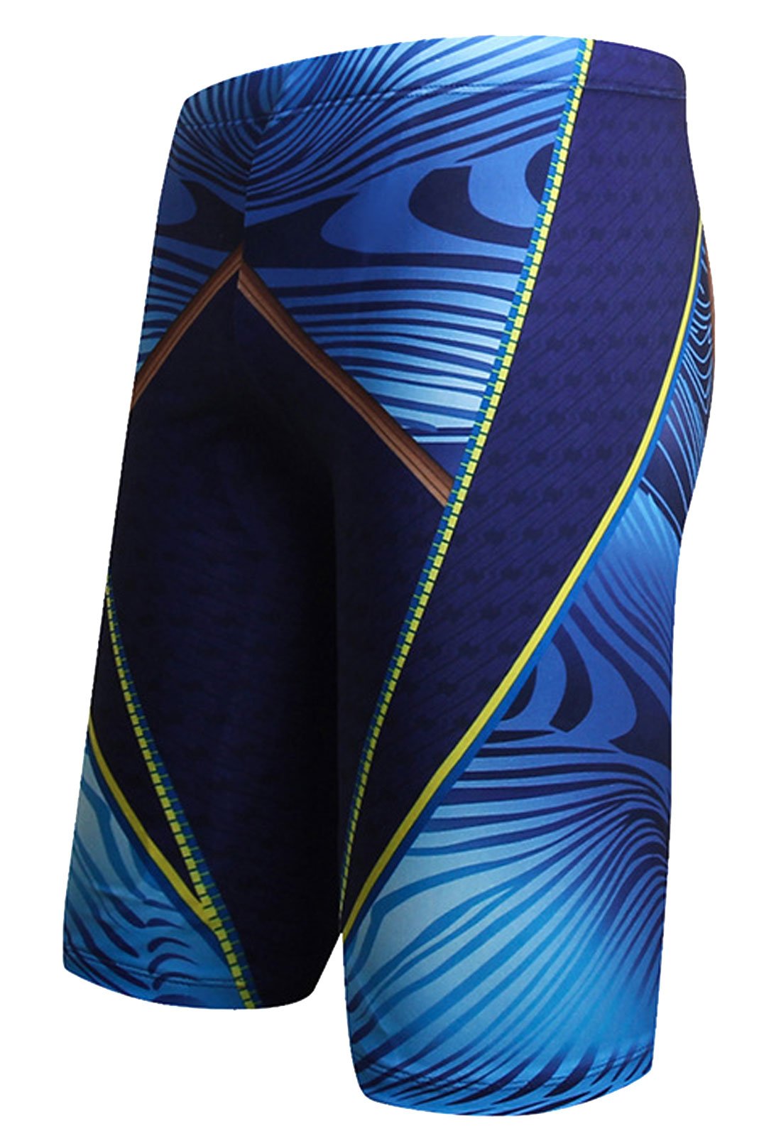 AIEOE Men's Swim Jammers Quick Dry Training Swim Jammer Swimsuit Trunk