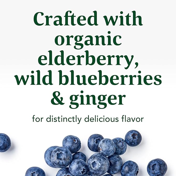 MegaFood Elderberry Immune Support Supplement - Vegan Elderberry Gummies for Adults - Made with Zinc and Real Food - Pectin-Based, Gluten-Free, USDA Organic - 54 Gummies, 27 Servings