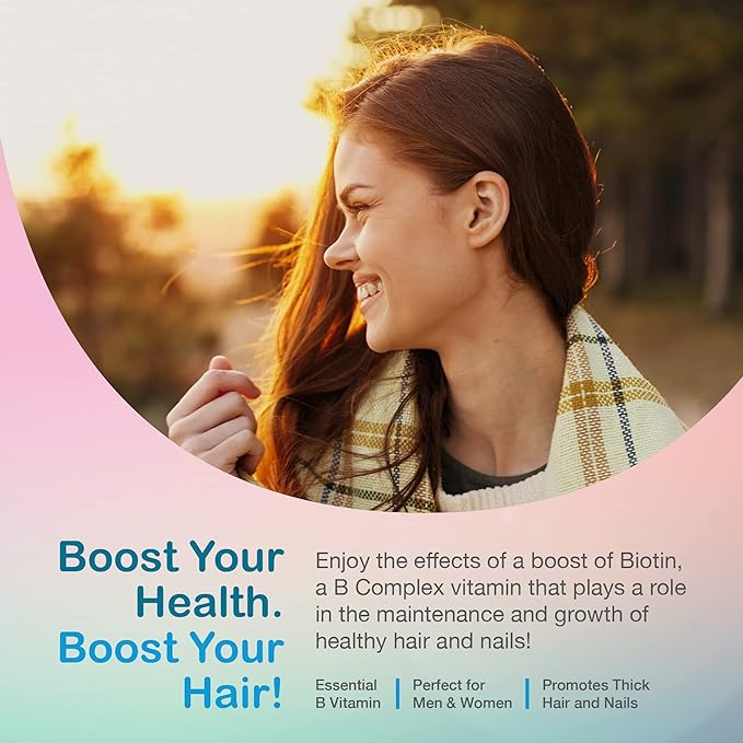 Yum-Vs - High Potency Biotin Gummies 5,000mcg Sugar Free Biotin Vitamins for Hair, Skin & Nails - B7 Biotin Hair Growth Gummy for Women & Men - Zero Sugar Raspberry Flavor Hair Skin Nails Gummies (60)