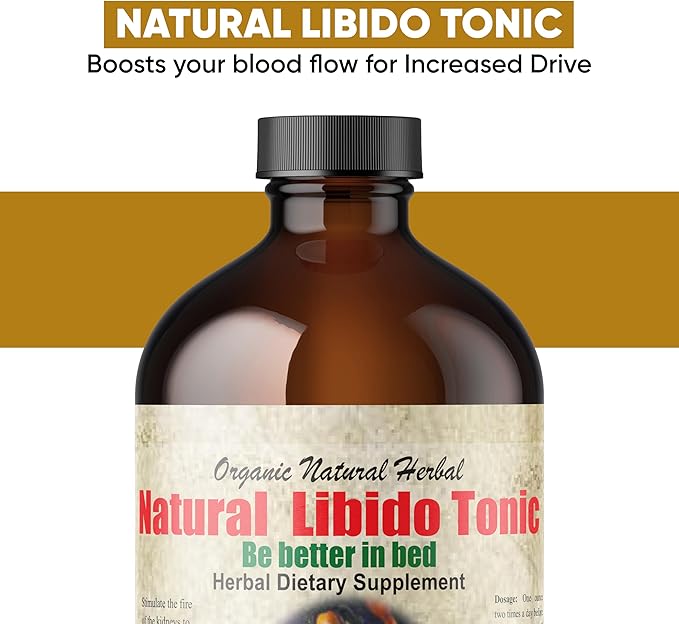 Men Wellness Living Bitter 16oz - Natural Blend of Ginseng, Fenugreek, Maca Root, and Cinnamon to Support Stamina and Vitality