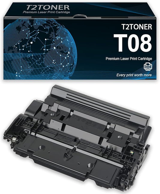 T08 T08L Ultra High Yield Black Toner Cartridge 3010C005AA [with New Chip] Replacement for ImageCLASS LBP1238 LBP1238II MF1238 MF1238II Printer