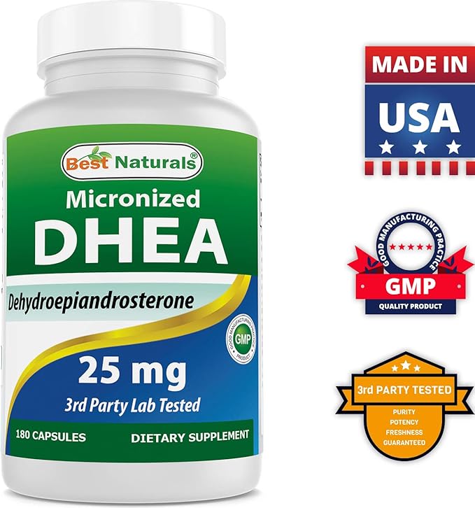 Best Naturals DHEA 25 mg & Vitamin D3 5000 IU