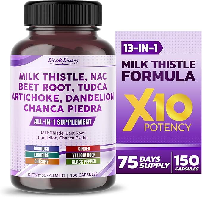 Milk Thistle NAC Beet Root Artichoke Dandelion - Made in USA