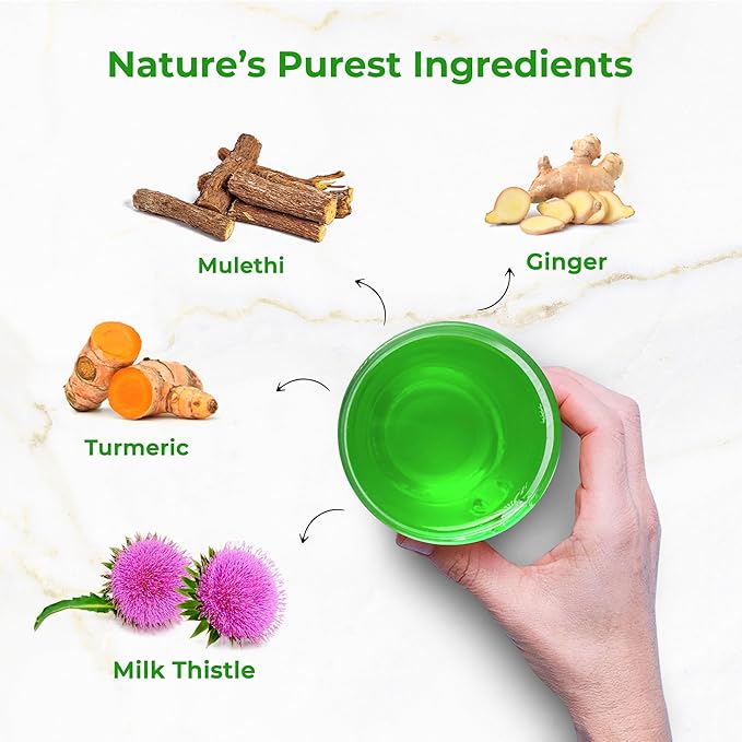 Auric Herbal Liver Support Supplement | Milk Thistle (Silymarin), Turmeric, Garlic, Ginger for Liver Health | Advanced Detox & Cleansing Formula for active Liver | 80 Tablets | Plant Based Gluten-Free