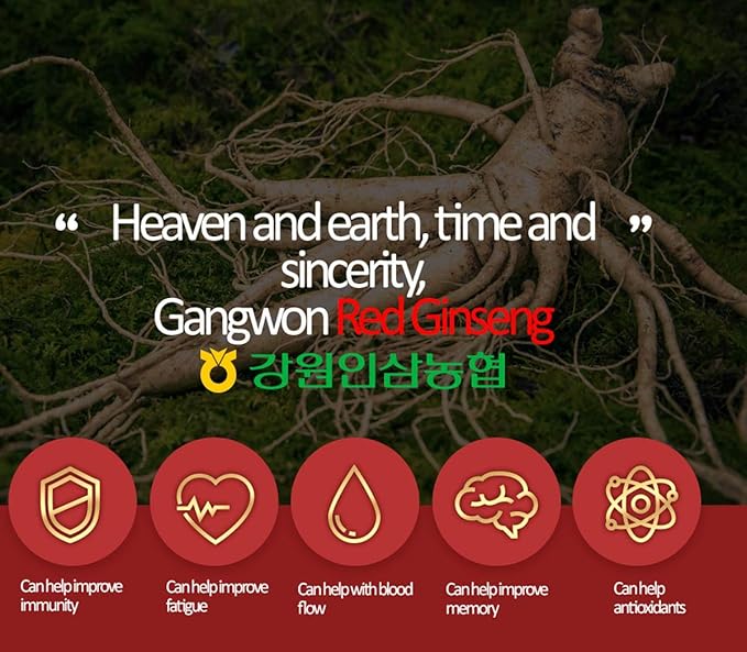 Gangwoninsam] Korean Red Ginseng Extract Gold 240g / 8.46 fl. oz – Contains 100% Pure Korean 6-Year-Old Red Ginseng Root Extract