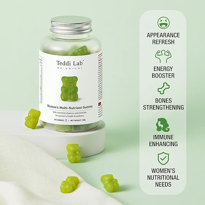 Unichi Women’s Multi-Nutrient Gummy and Elderberry Immune Gummy