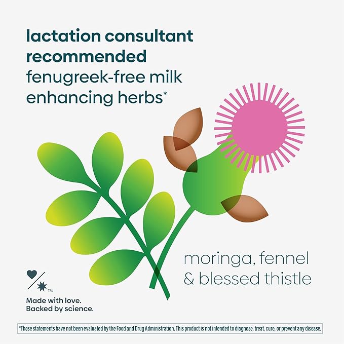 UpSpring Milkflow Electrolyte Breastfeeding Supplement Drink Mix Fenugreek-Free, Moringa & Blueberry Acai Flavor, Lactation Supplement to Support Breast Milk Supply and Restore Electrolytes, 16 Mixes