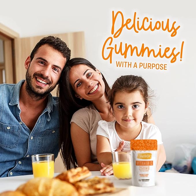 Smart for Life Vitamin D 3 Bundled with Vitamin C Gummies for The Whole Family