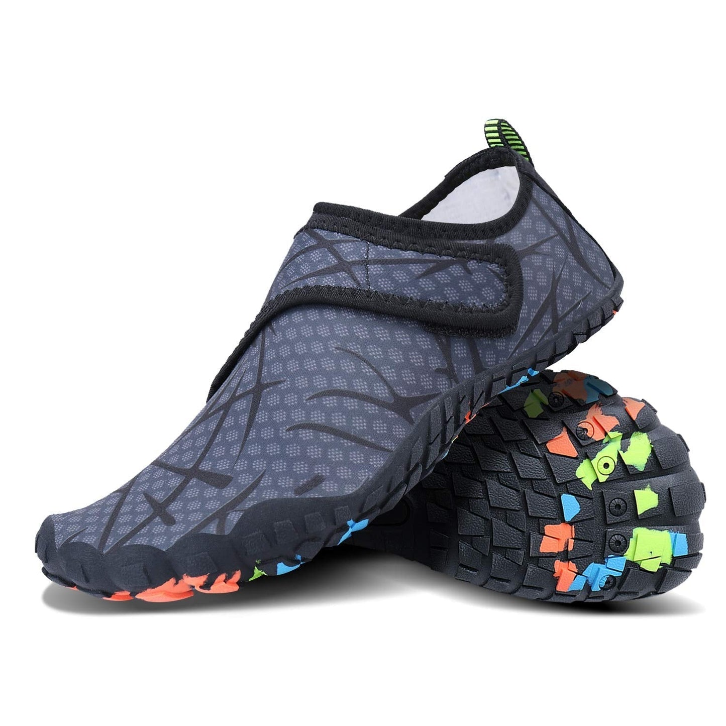 MAYZERO Water Shoes Men Women Swim Surf Shoes Beach Pool Shoes Wide Toe Hiking Aqua Shoes Winter House Slippers