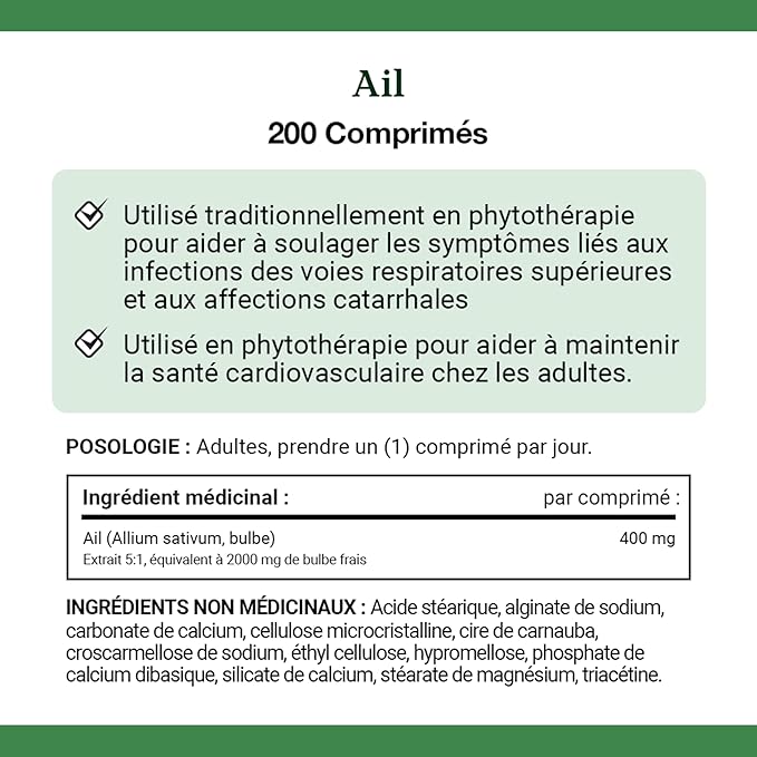 Nature's Bounty Garlic 2000mg, 200 Tablets